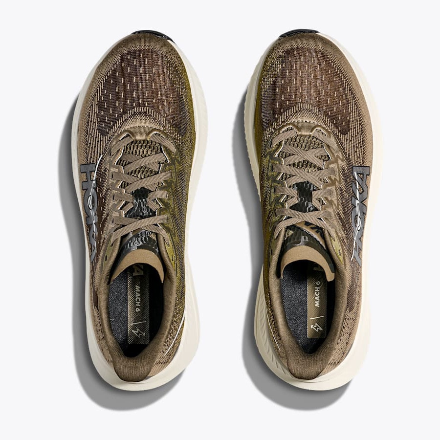 ホカ（HOKA）（メンズ）ランニングシューズ ジョギングシューズ マッハ 6 オリーブ 1147790-AFF スニーカー