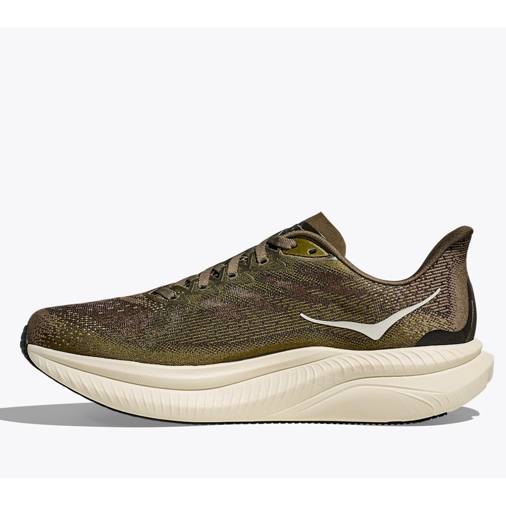 ホカ（HOKA）（メンズ）ランニングシューズ ジョギングシューズ マッハ 6 オリーブ 1147790-AFF スニーカー