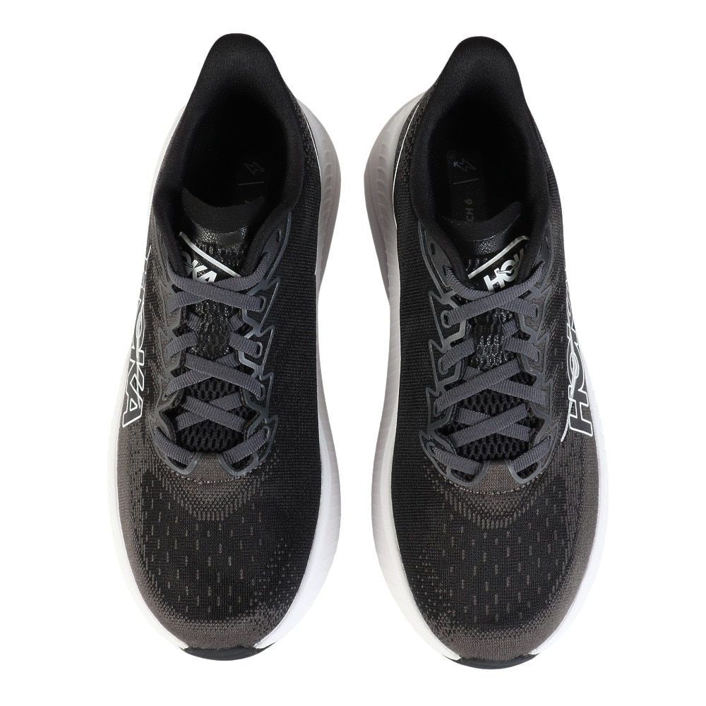 ホカ（HOKA）（メンズ）ランニングシューズ ジョギングシューズ MACH 6 WIDE 1147833-BWHT