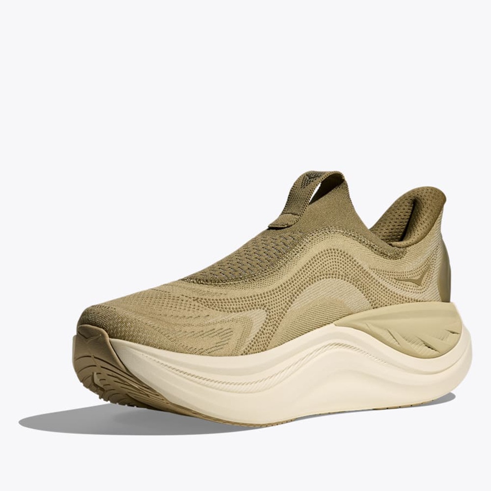 ホカ（HOKA）（メンズ）ランニングシューズ ジョギングシューズ スカイワード レースレス ブラウン 1168876-GDW スニーカー