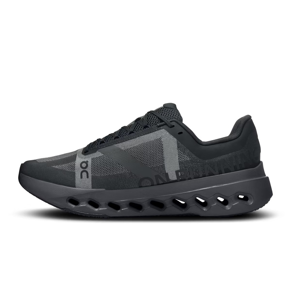 オン（On）（メンズ）ランニングシューズ ジョギングシューズ クラウドサーファー ネクスト ワイド ブラック 3ME30190106 スニーカー