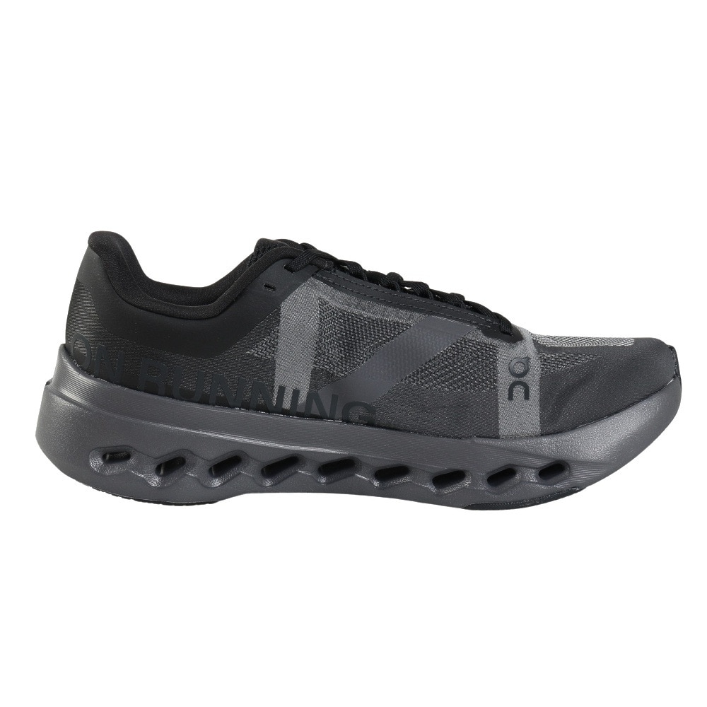 オン（On）（メンズ）ランニングシューズ ジョギングシューズ クラウドサーファー ネクスト ワイド ブラック 3ME30190106 スニーカー