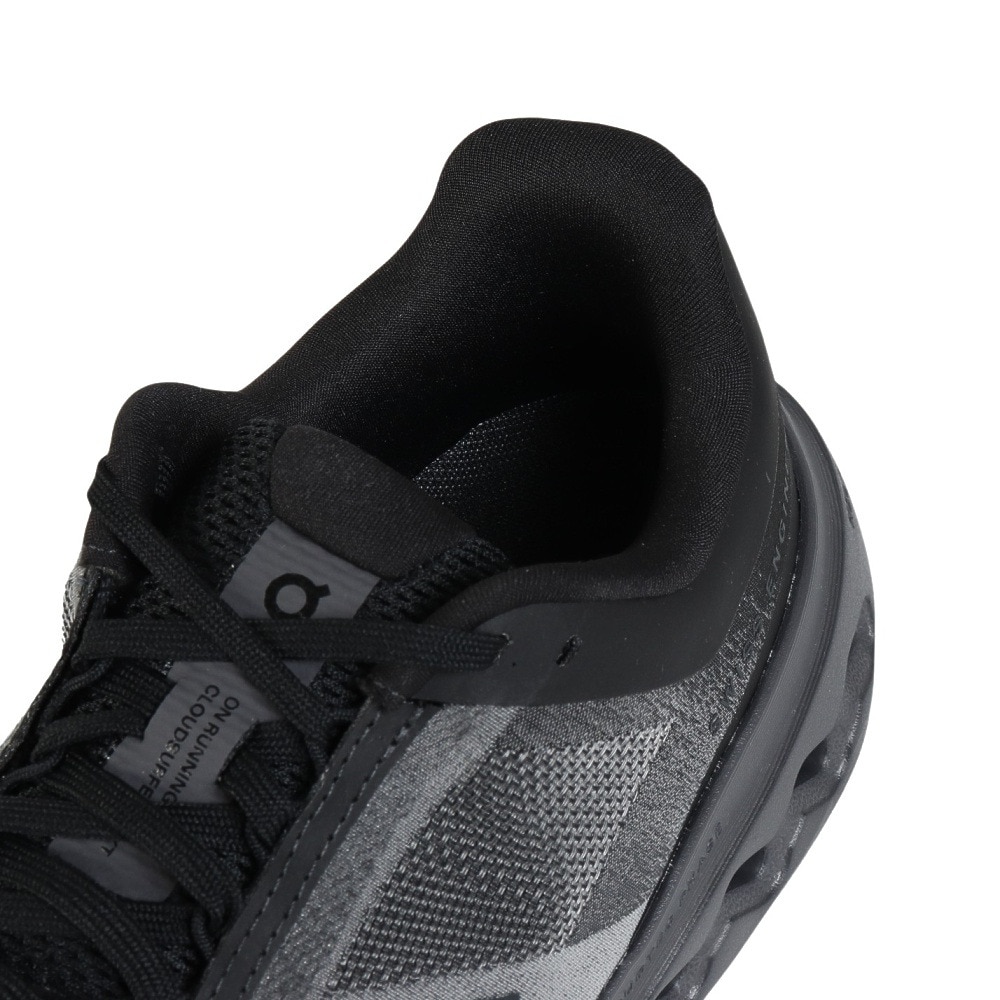 オン（On）（メンズ）ランニングシューズ ジョギングシューズ クラウドサーファー ネクスト ワイド ブラック 3ME30190106 スニーカー
