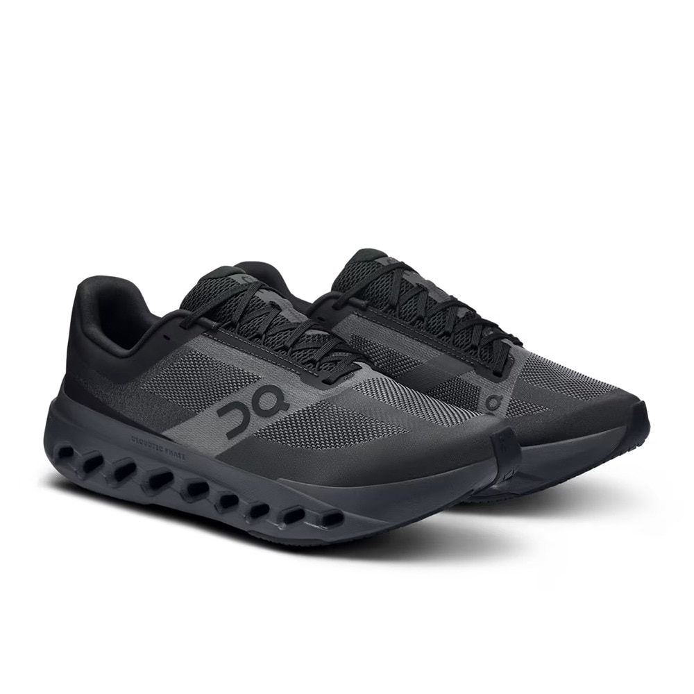 オン（On）（メンズ）ランニングシューズ ジョギングシューズ クラウドサーファー ネクスト ワイド ブラック 3ME30190106 スニーカー