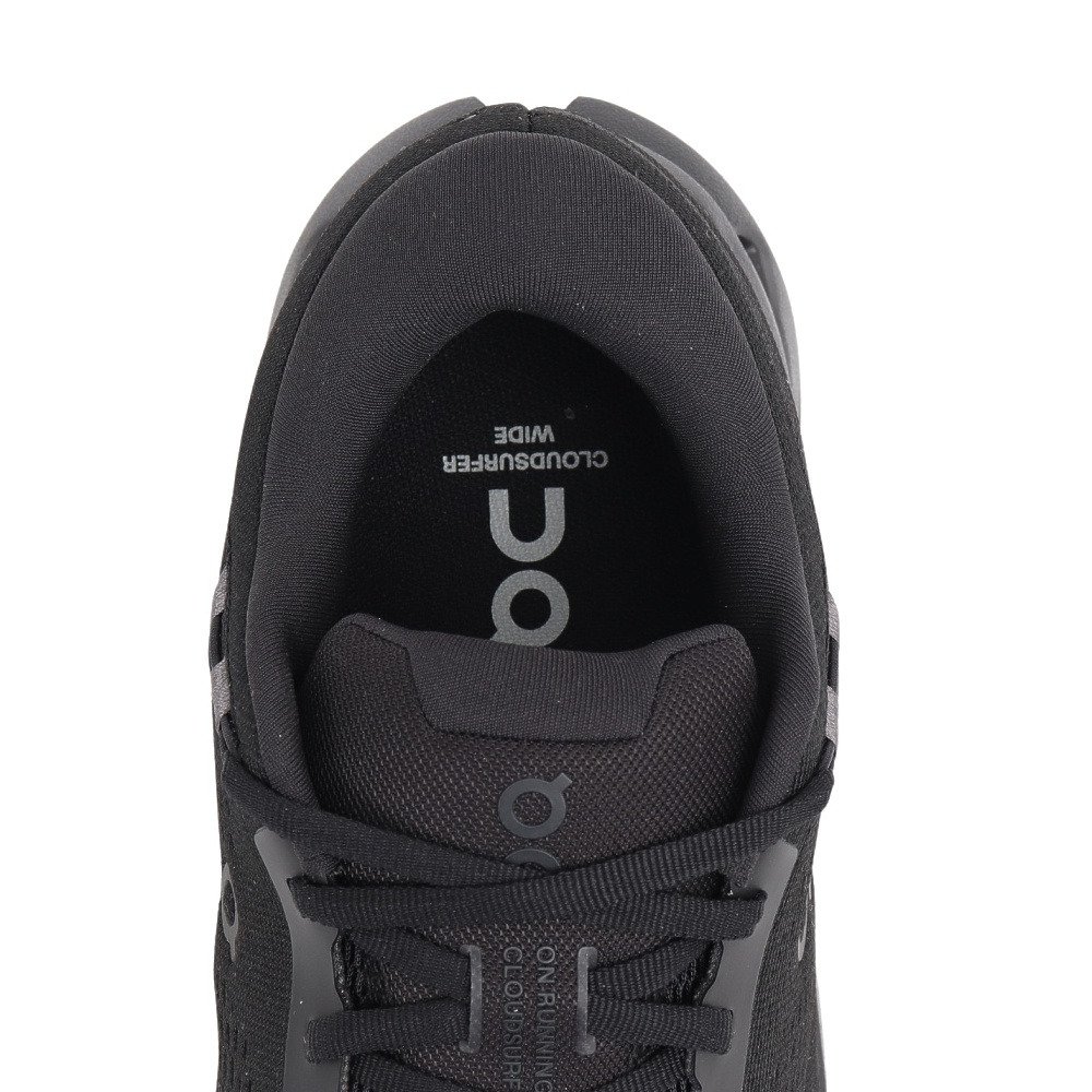 オン（On）（メンズ）ランニングシューズ ジョギングシューズ クラウドサーファー  2 ワイド ブラック 3MF31021043 スニーカー