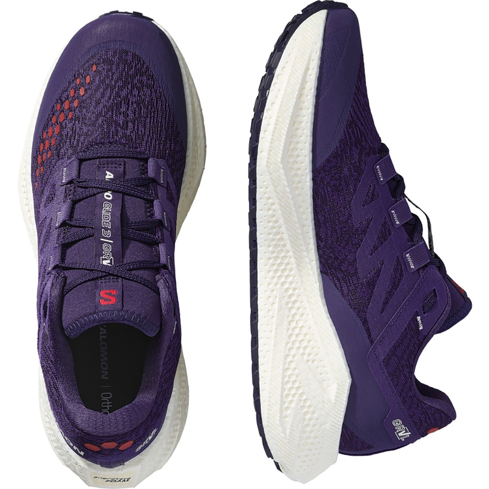 サロモン（SALOMON）（メンズ）ランニングシューズ ジョギングシューズ エアロ グライド 3 グラベル パープル L47869800 スニーカー シューズ