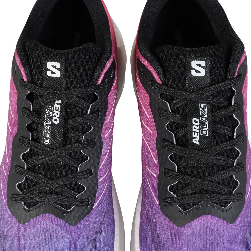 サロモン（SALOMON）（メンズ）ランニングシューズ ジョギングシューズ エアロ ブレイズ 3 パープル L47875100 スニーカー シューズ