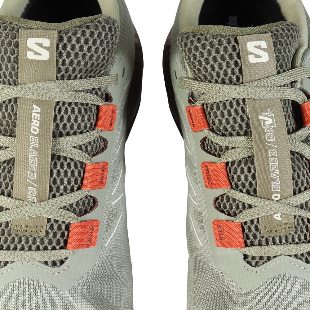 サロモン（SALOMON）（メンズ）ランニングシューズ ジョギングシューズ エアロ ブレイズ 3 グラベル GT グリーン L47978500 スニーカー