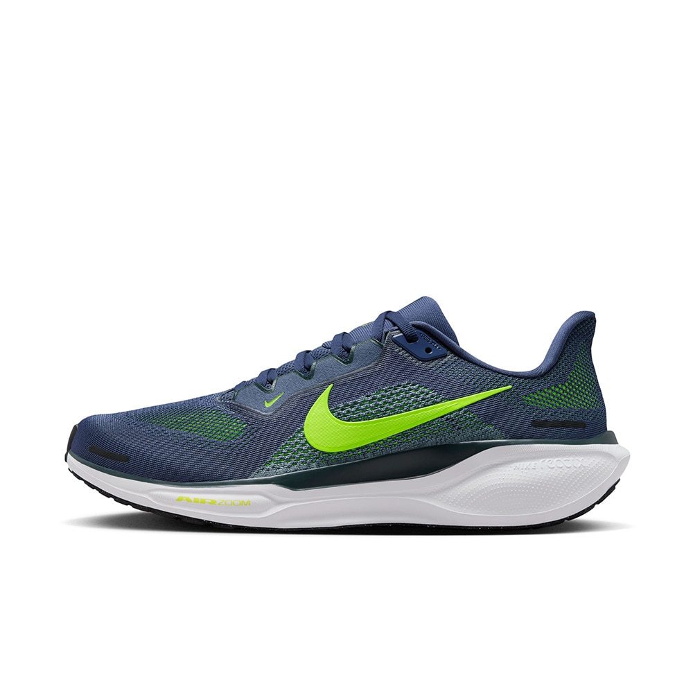 ナイキ（NIKE）（メンズ）ランニングシューズ ジョギングシューズ エア ズーム ペガサス 41 パープル グリーン FD2722-501
