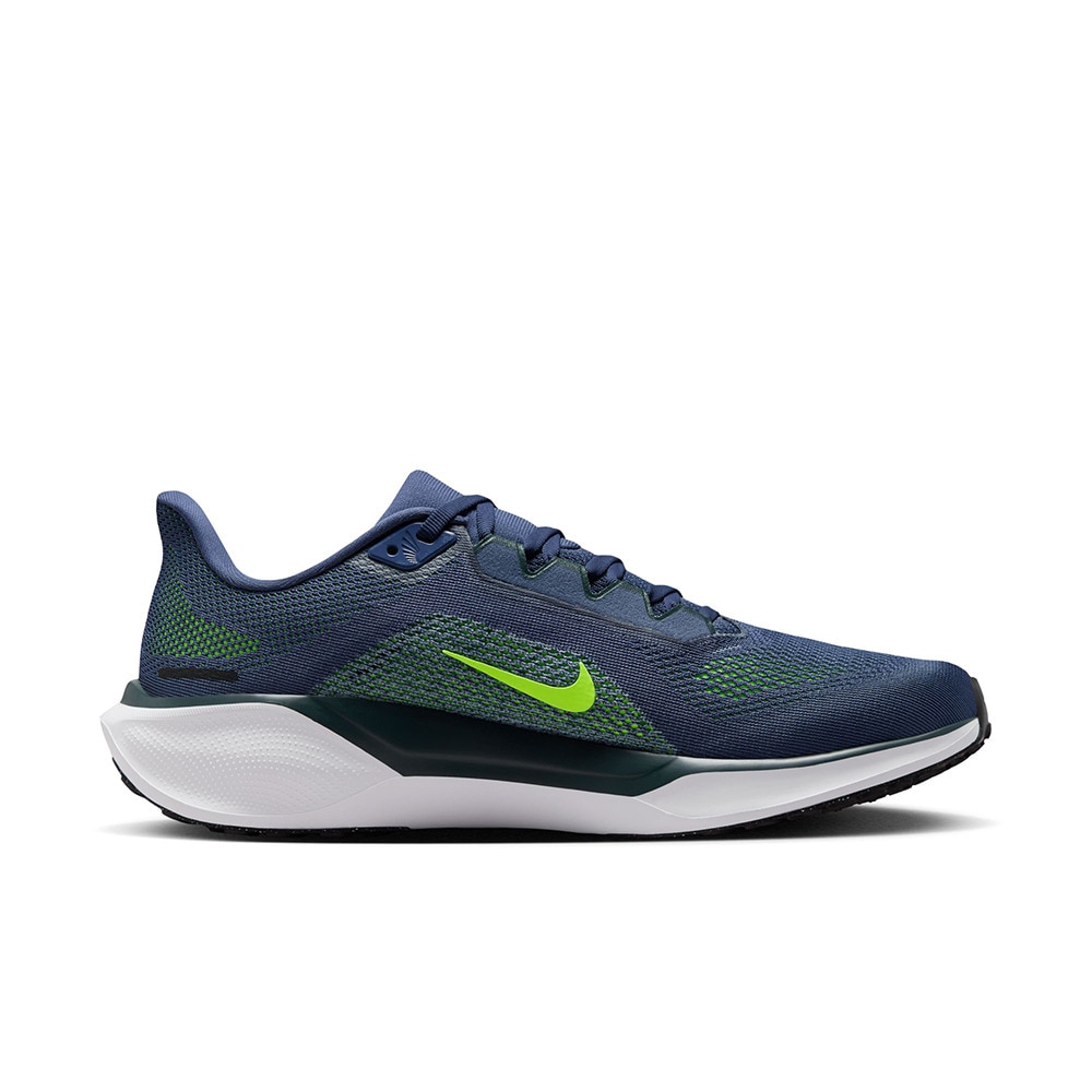 ナイキ（NIKE）（メンズ）ランニングシューズ ジョギングシューズ エア ズーム ペガサス 41 パープル グリーン FD2722-501