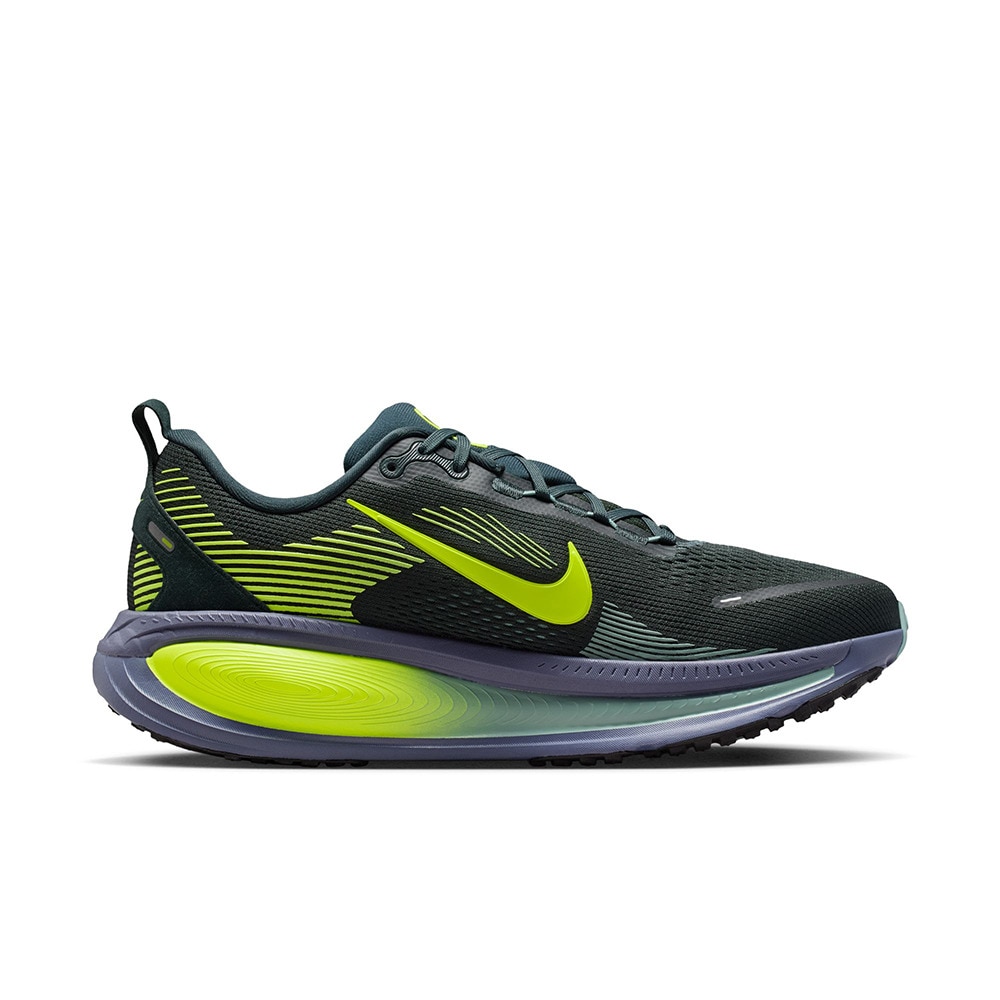 ナイキ（NIKE）（メンズ）ランニングシューズ ジョギングシューズ ズーム ボメロ 18 ブラック グリーン HM6803-301 スニーカー