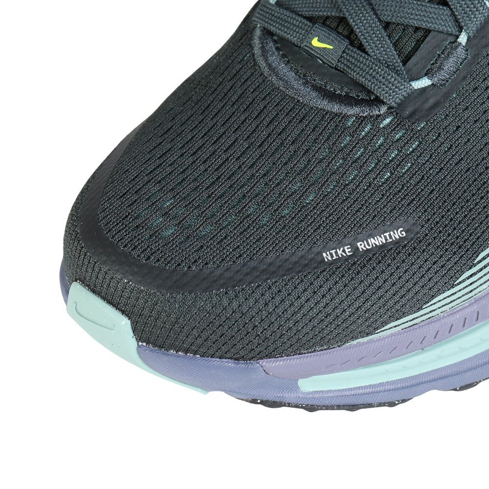 ナイキ（NIKE）（メンズ）ランニングシューズ ジョギングシューズ ズーム ボメロ 18 ブラック グリーン HM6803-301 スニーカー