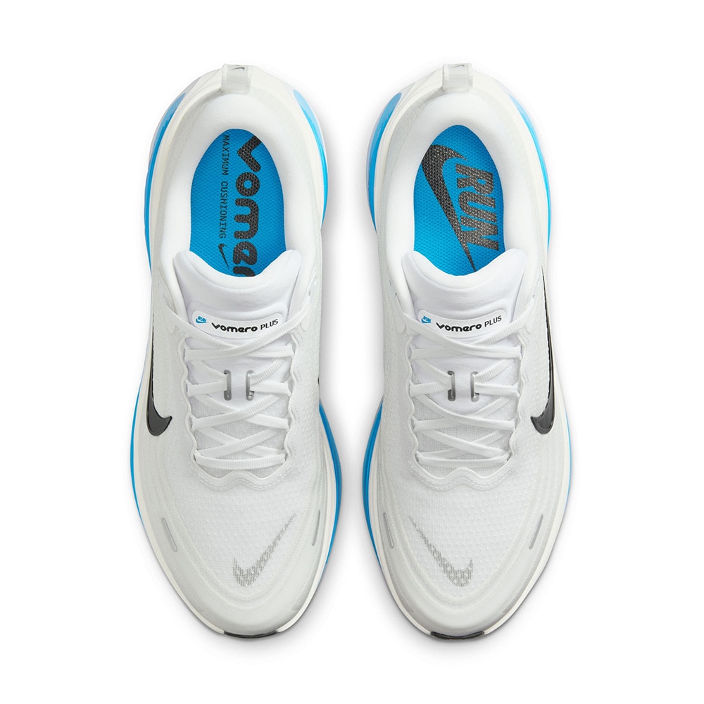 ナイキ（NIKE）（メンズ）ランニングシューズ ジョギングシューズ ズーム ボメロ プラス ホワイト ブルー HV8150-103