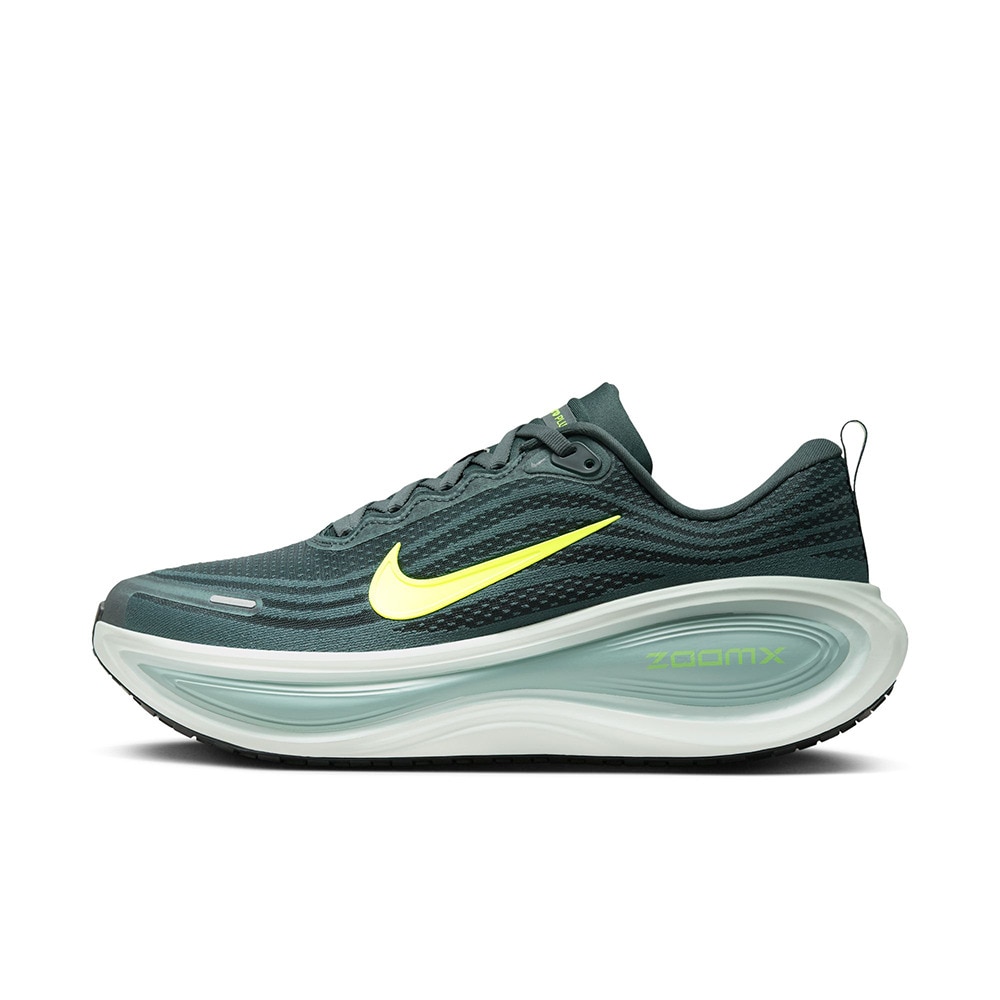 ナイキ（NIKE）（メンズ）ランニングシューズ ジョギングシューズ ズーム ボメロ プラス ブラック グリーン HV8150-300