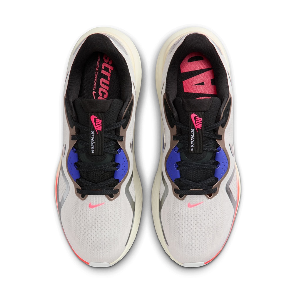 ナイキ（NIKE）（メンズ）ランニングシューズ ジョギングシューズ ストラクチャー 26 ホワイト IM6777-121 スニーカー