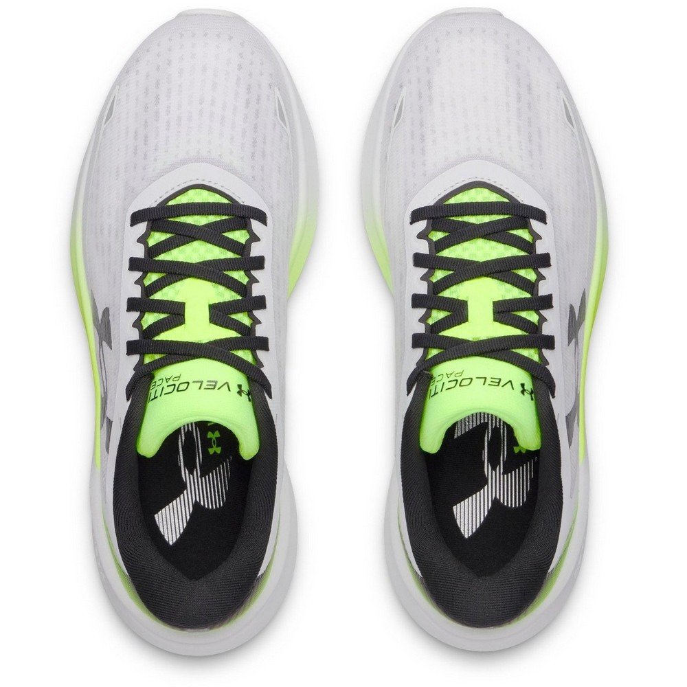 アンダーアーマー（UNDER ARMOUR）（メンズ）ランニングシューズ ジョギングシューズ ベロシティ ペース ホワイト イエロー 6009107 100 スポーツ シューズ