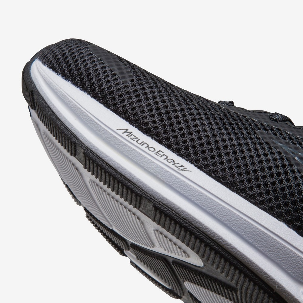 ミズノ（MIZUNO）（メンズ、レディース）ランニングシューズ ジョギングシューズ ウエーブリボルト 3 ブラック グレー J1GC231401 スニーカー