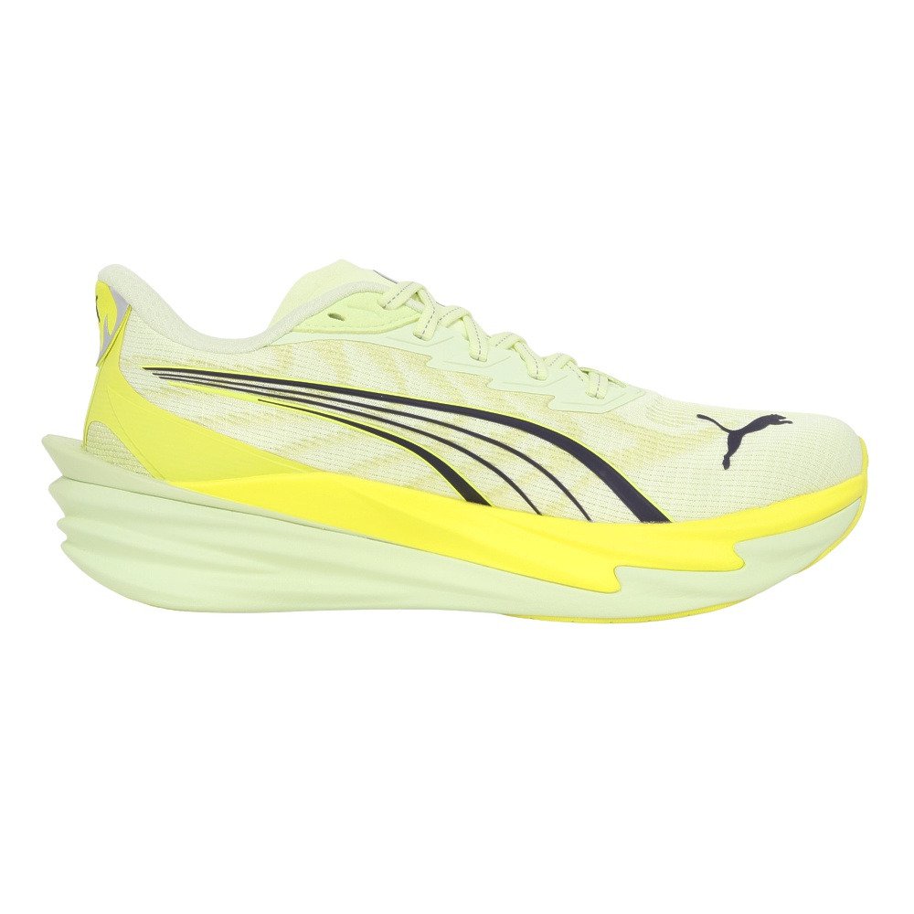 プーマ（PUMA）（メンズ）ランニングシューズ ジョギングシューズ ディヴィエイト ニトロ 4 フラッシュイエロー 31212304 スポーツ シューズ