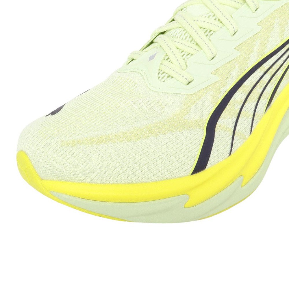 プーマ（PUMA）（メンズ）ランニングシューズ ジョギングシューズ ディヴィエイト ニトロ 4 フラッシュイエロー 31212304 スポーツ シューズ