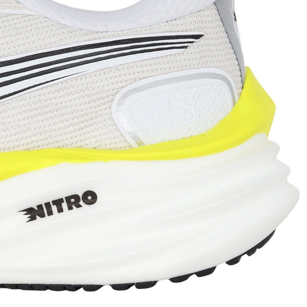 プーマ（PUMA）（メンズ）ランニングシューズ ジョギングシューズ ヴェロシティ ニトロ 4 ホワイト イエロー 31263509 スポーツ シューズ