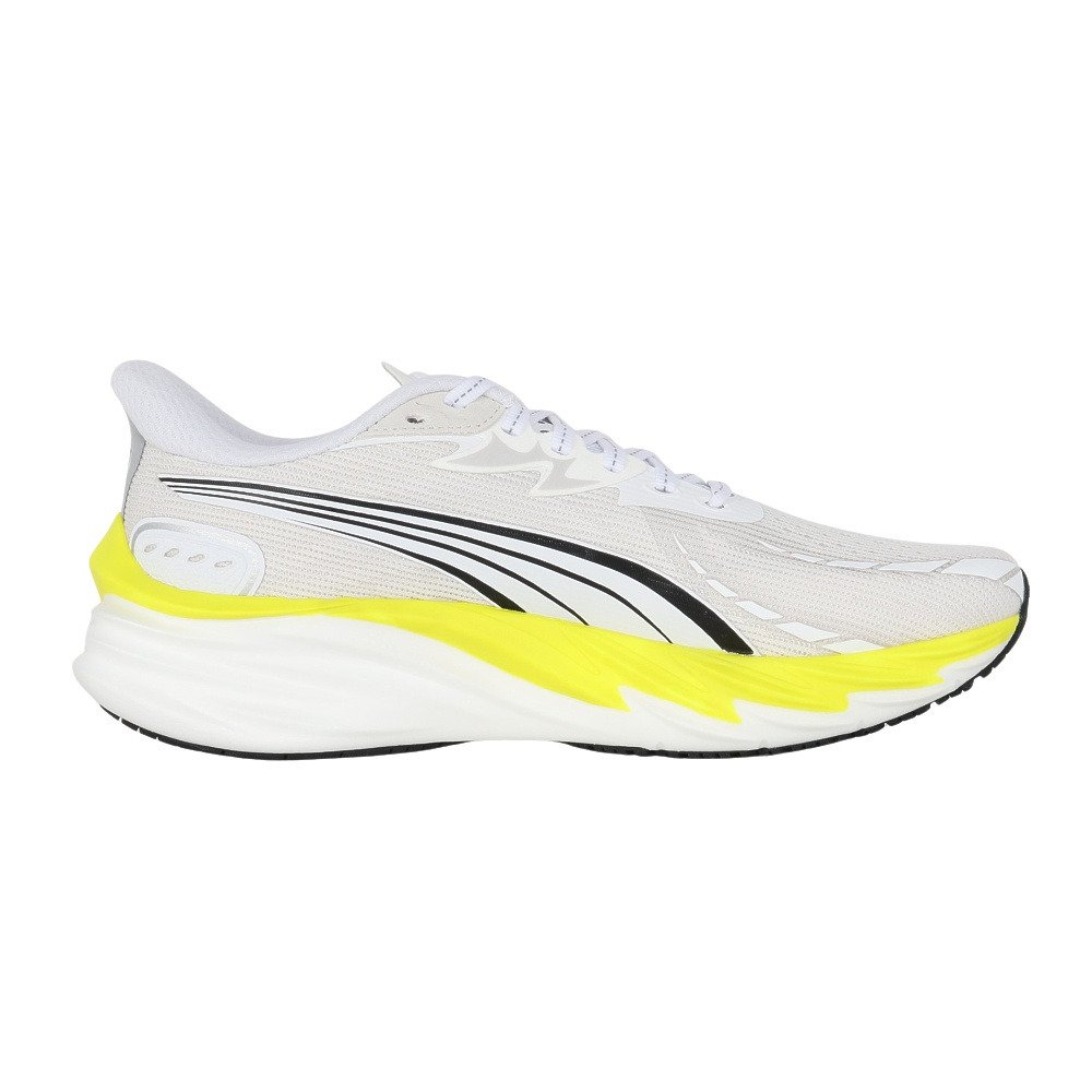 プーマ（PUMA）（メンズ）ランニングシューズ ジョギングシューズ ヴェロシティ ニトロ 4 ホワイト イエロー 31263509 スポーツ シューズ