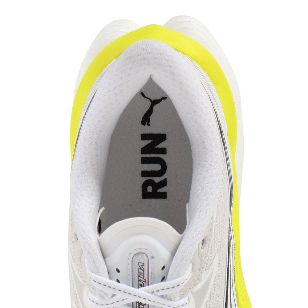 プーマ（PUMA）（メンズ）ランニングシューズ ジョギングシューズ ヴェロシティ ニトロ 4 ホワイト イエロー 31263509 スポーツ シューズ