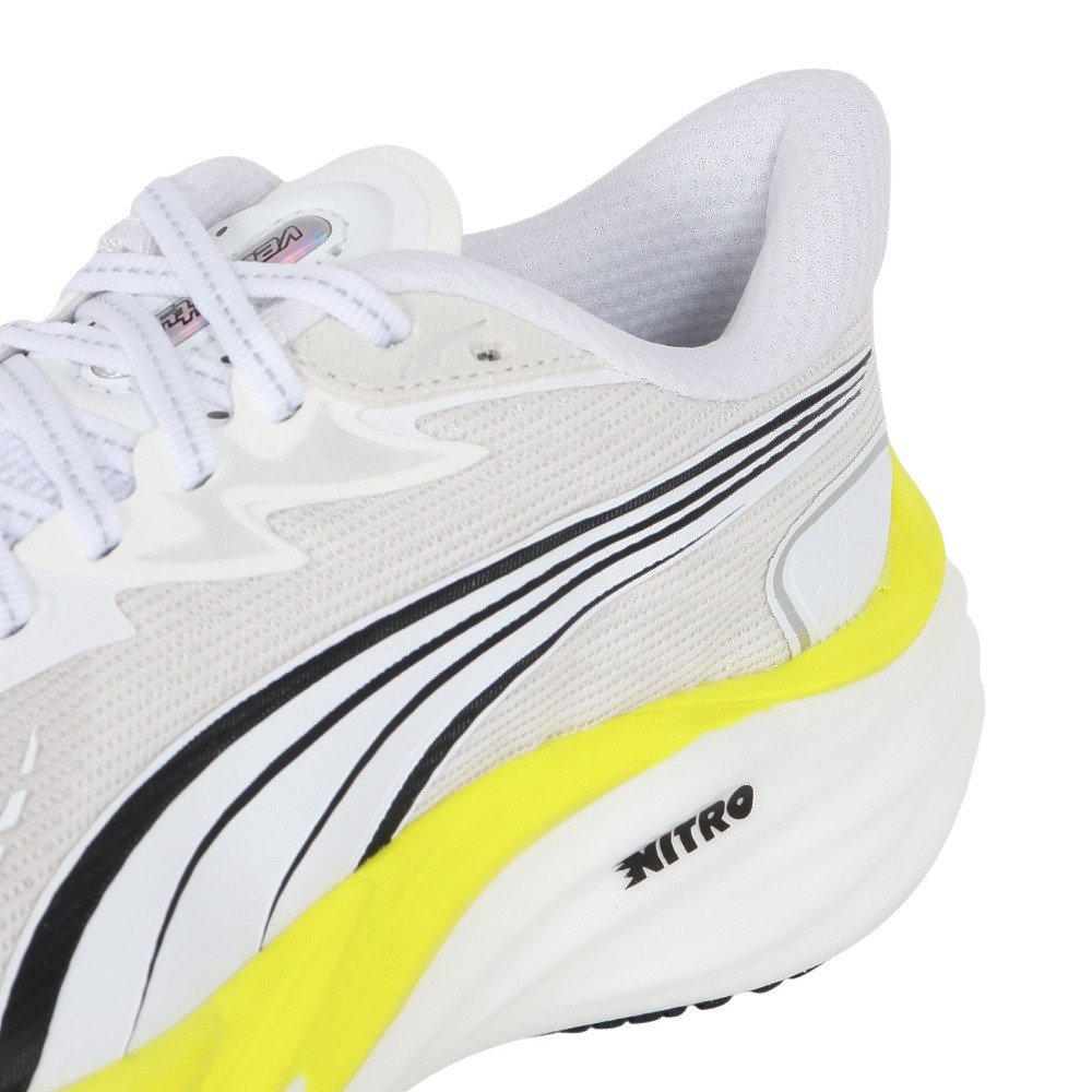 プーマ（PUMA）（メンズ）ランニングシューズ ジョギングシューズ ヴェロシティ ニトロ 4 ホワイト イエロー 31263509 スポーツ シューズ