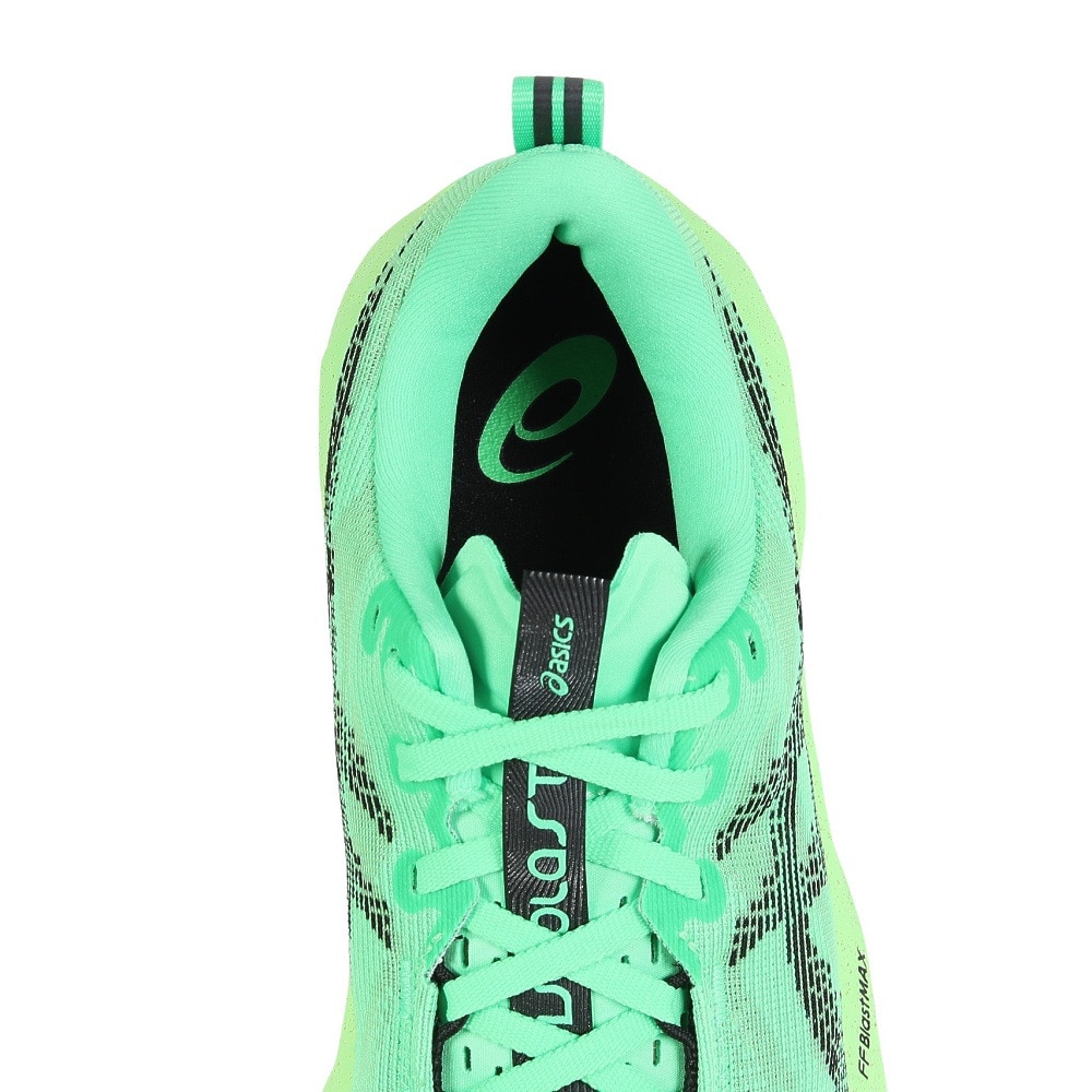 アシックス（ASICS）（メンズ）ランニングシューズ ジョギングシューズ ノヴァブラスト 5  グリーン ブラック 1011C224.300