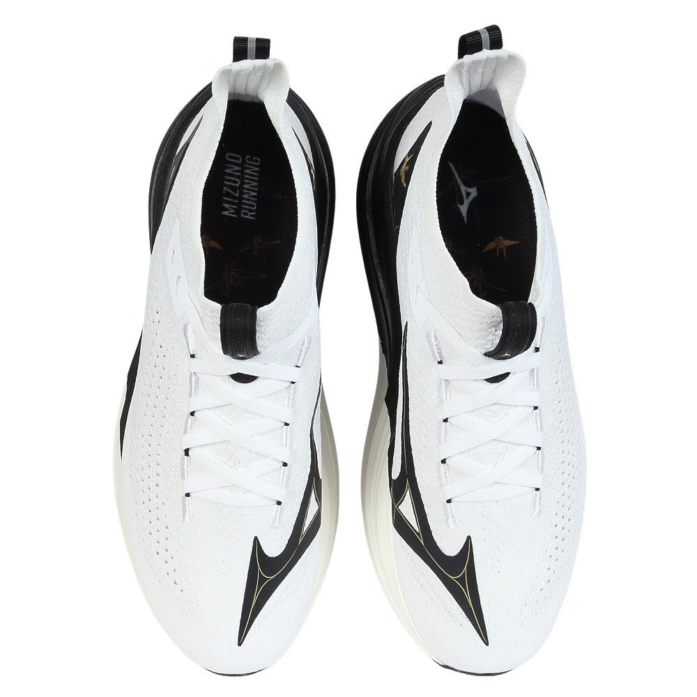 ミズノ（MIZUNO）（メンズ、レディース）ランニングシューズ ジョギングシューズ ネオ ビスタ 2 ホワイト ゴールド J1GC263401 スポーツ シューズ 