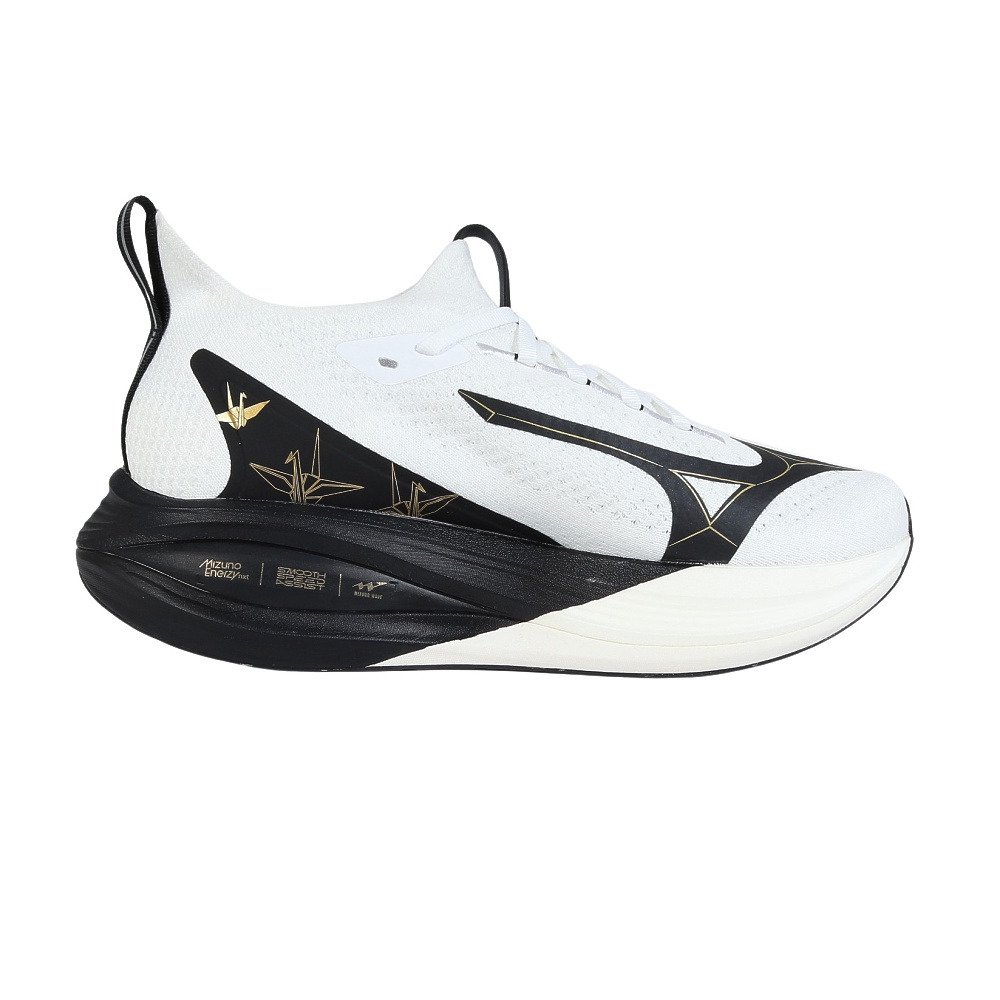 ミズノ（MIZUNO）（メンズ、レディース）ランニングシューズ ジョギングシューズ ネオ ビスタ 2 ホワイト ゴールド J1GC263401 スポーツ シューズ 