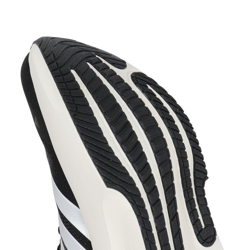 アディダス（adidas）（メンズ）ランニングシューズ ジョギングシューズ スーパーノヴァ ライズ 3 ワイド ブラック OMV76-JQ5953 スポーツ シューズ