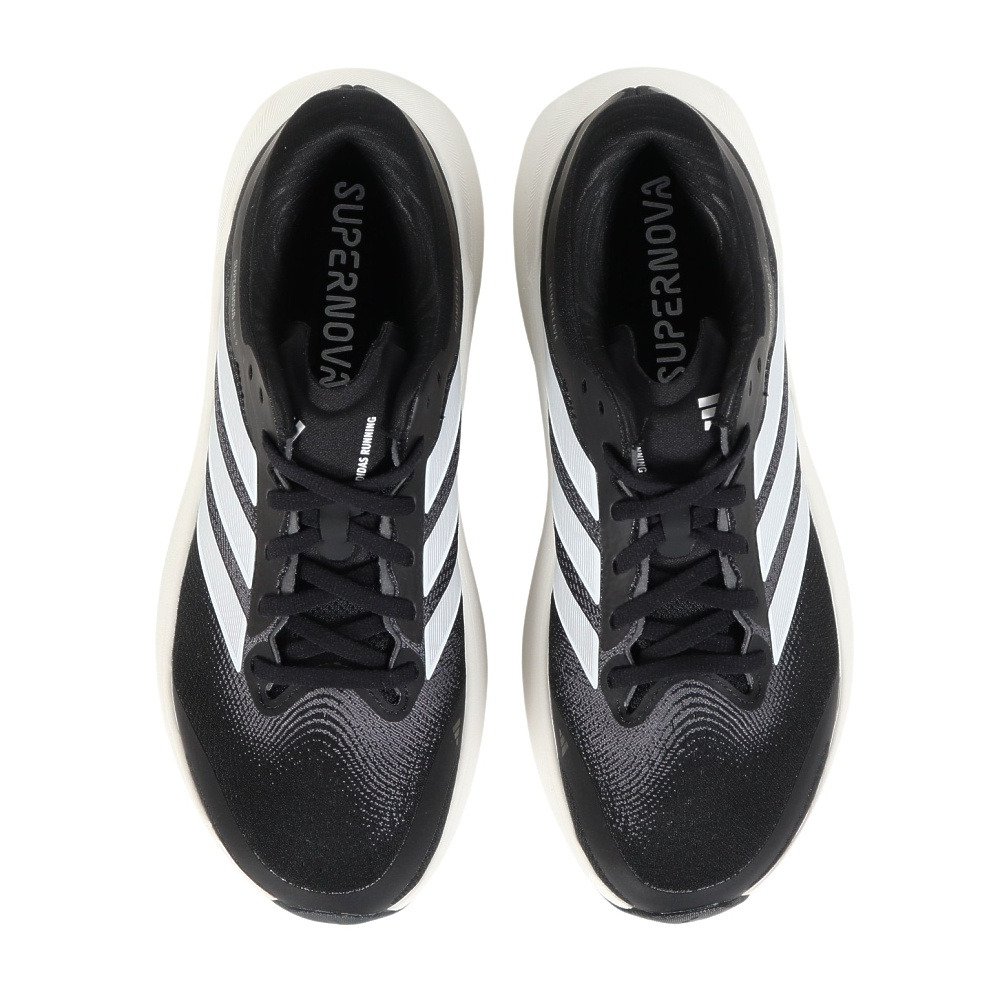 アディダス（adidas）（メンズ）ランニングシューズ ジョギングシューズ スーパーノヴァ ライズ 3 ワイド ブラック OMV76-JQ5953 スポーツ シューズ