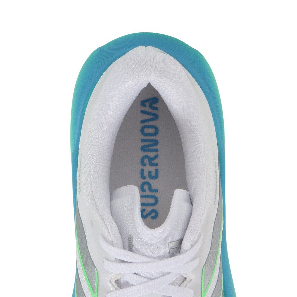 アディダス（adidas）（メンズ）ランニングシューズ ジョギングシューズ スーパーノヴァ ライズ 3 ホワイト シルバー OMW04-JP8680 スポーツ シューズ