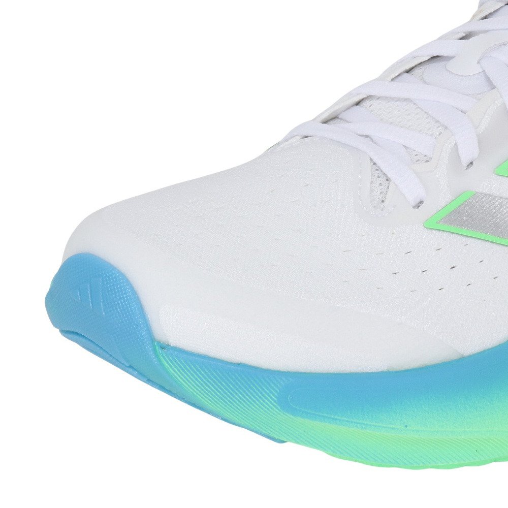 アディダス（adidas）（メンズ）ランニングシューズ ジョギングシューズ スーパーノヴァ ライズ 3 ホワイト シルバー OMW04-JP8680 スポーツ シューズ