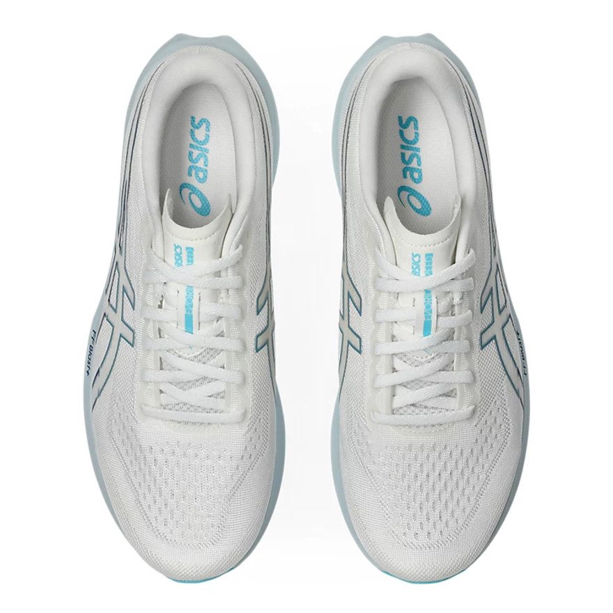 アシックス（ASICS）（メンズ）ランニングシューズ ジョギングシューズ エボライド スピード 3 ワイド ホワイト ブルー 1011B968.101 スポーツシューズ