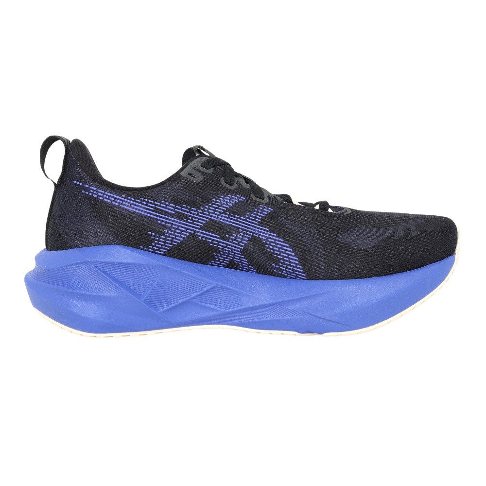 アシックス（ASICS）（メンズ）ランニングシューズ ジョギングシューズ ノヴァブラスト 5 ブラック ブルー 1011B974.004