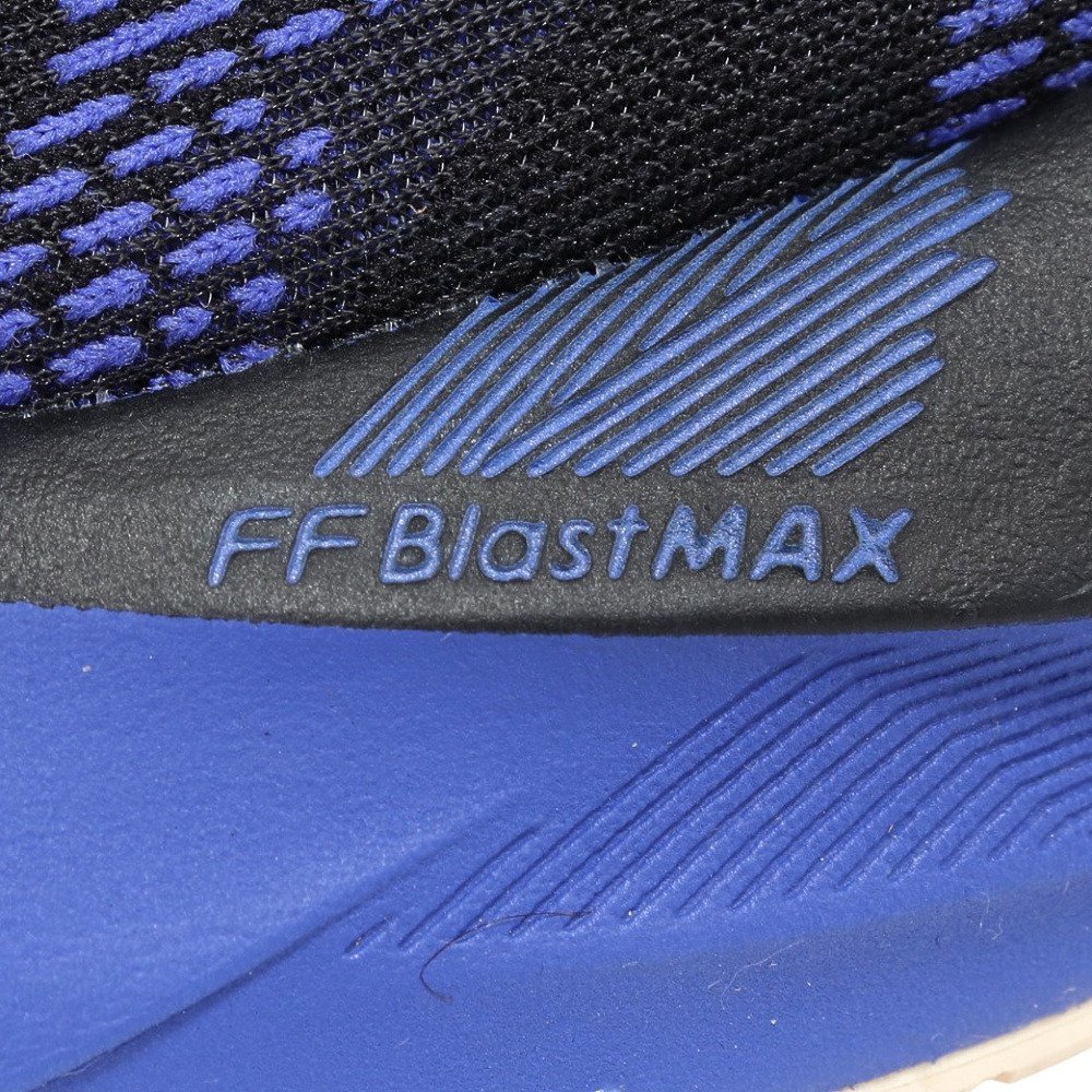 アシックス（ASICS）（メンズ）ランニングシューズ ジョギングシューズ ノヴァブラスト 5 ワイド ブラック ブルー 1011B975.004