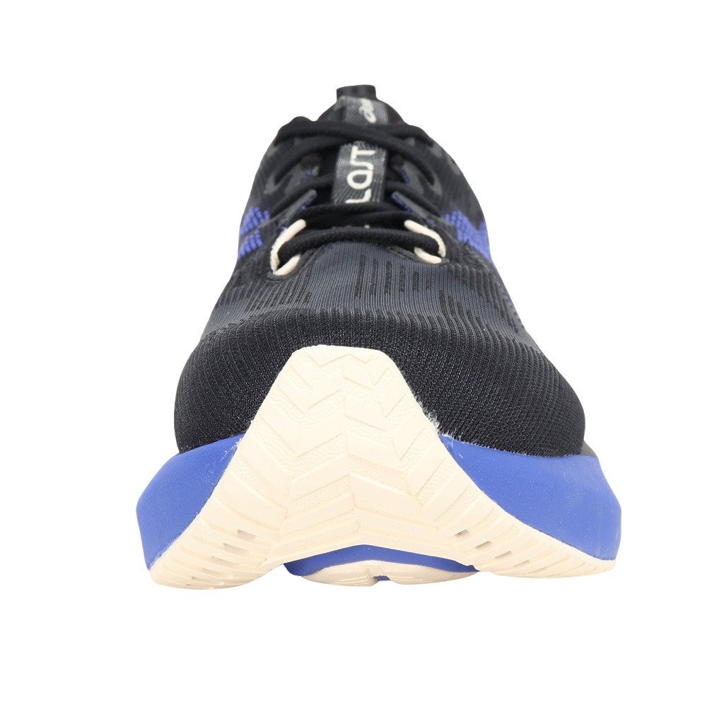 アシックス（ASICS）（メンズ）ランニングシューズ ジョギングシューズ ノヴァブラスト 5 ワイド ブラック ブルー 1011B975.004
