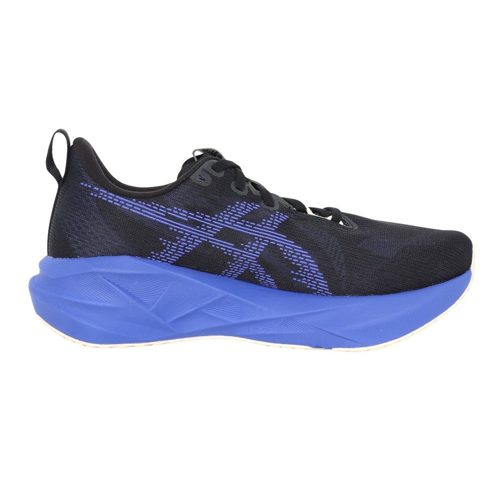 アシックス（ASICS）（メンズ）ランニングシューズ ジョギングシューズ ノヴァブラスト 5 ワイド ブラック ブルー 1011B975.004