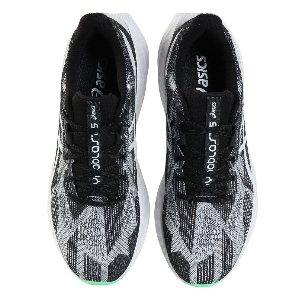 アシックス（ASICS）（メンズ）ランニングシューズ ジョギングシューズ ダイナブラスト 5 ブラック ホワイト 1011B983.003 スポーツシューズ