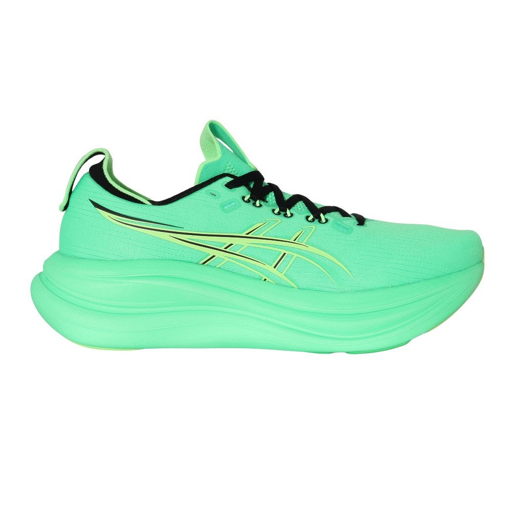 アシックス（ASICS）（メンズ）ランニングシューズ ジョギングシューズ ゲルニンバス 28 グリーン 1011C127.300
