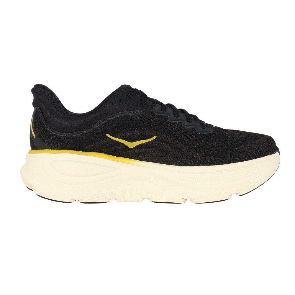 ホカ（HOKA）（メンズ）ランニングシューズ ジョギングシューズ BONDI 9 ワイド ブラック 1162013-CWG