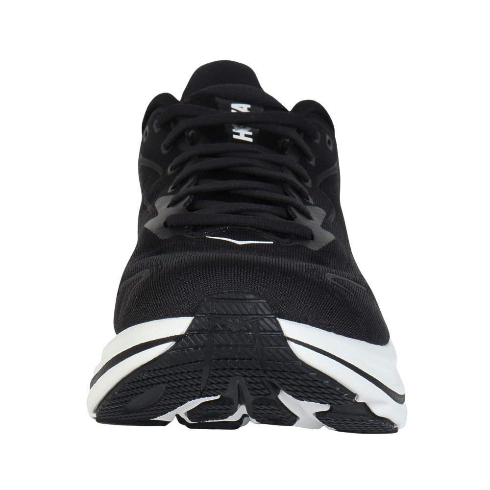 ホカ（HOKA）（メンズ）ランニングシューズ ジョギングシューズ クリフトン 10 ワイド ブラック ホワイト 1162032-BWHT  スポーツ シューズ