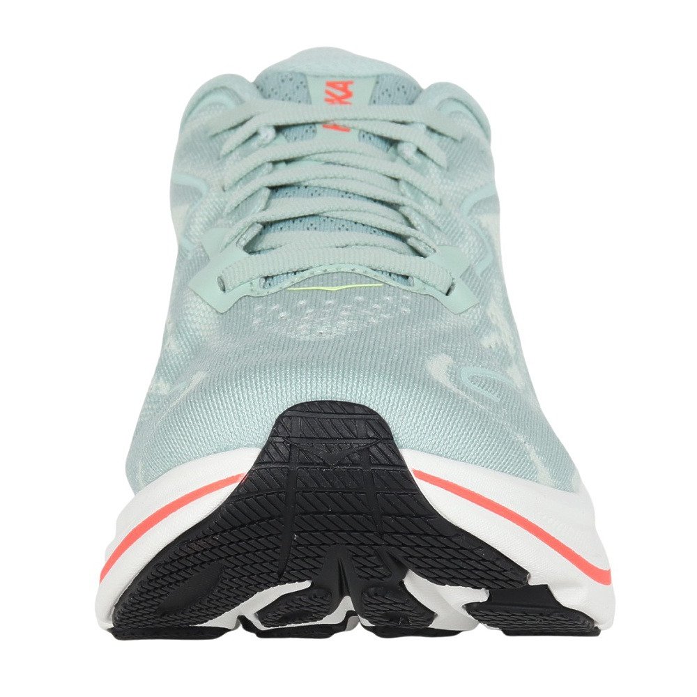 ホカ（HOKA）（メンズ）ランニングシューズ ジョギングシューズ クリフトン 10 ワイド グリーン レッド 1162032-SGNN スポーツ シューズ