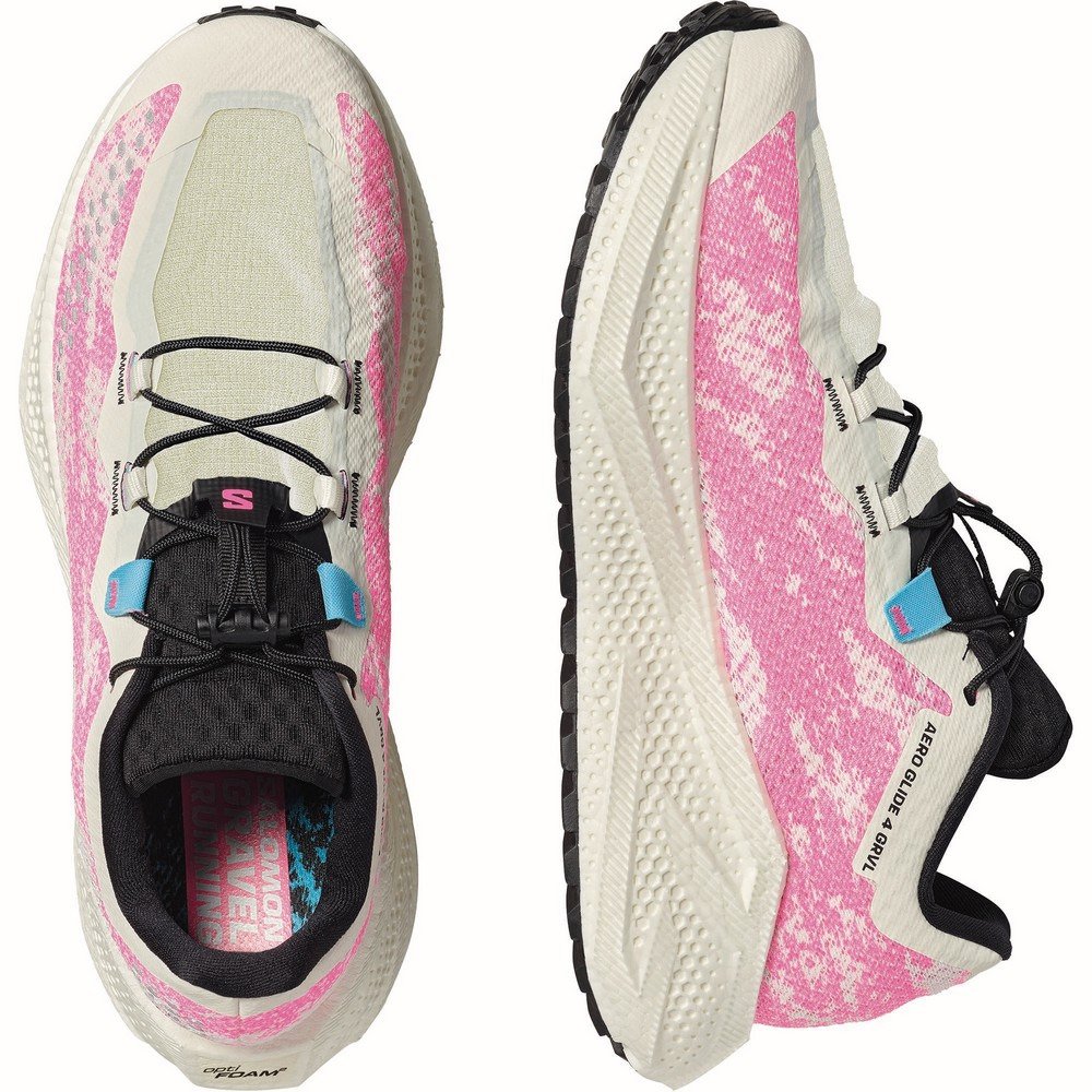 サロモン（SALOMON）（メンズ）ランニングシューズ ジョギングシューズ エアログライド 4 グラベル ベージュ L49174800