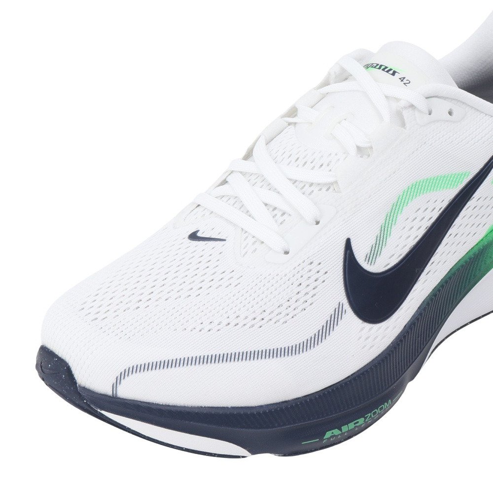 ナイキ（NIKE）（メンズ）ランニングシューズ ジョギングシューズ エア ズーム ペガサス 42 ワイド ホワイト IR1228-100 スポーツ シューズ トレーニング 
