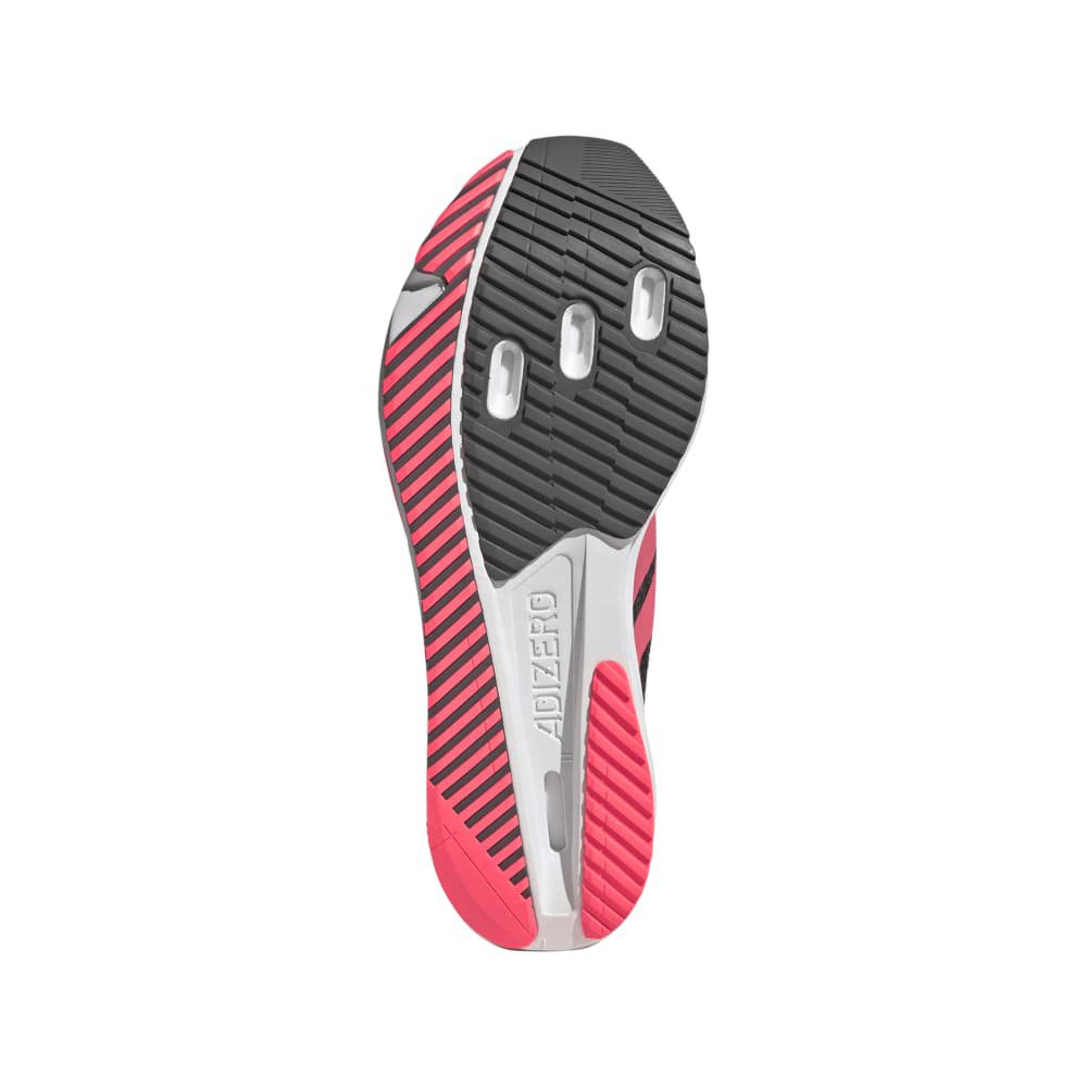 アディダス（adidas）（メンズ）ランニングシューズ ジョギングシューズ アディゼロ SL 2 ブラック ピンク NMQ07-KI3244 スポーツ シューズ
