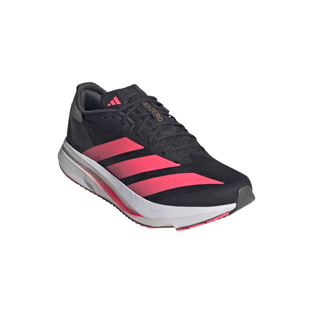 アディダス（adidas）（メンズ）ランニングシューズ ジョギングシューズ アディゼロ SL 2 ブラック ピンク NMQ07-KI3244 スポーツ シューズ