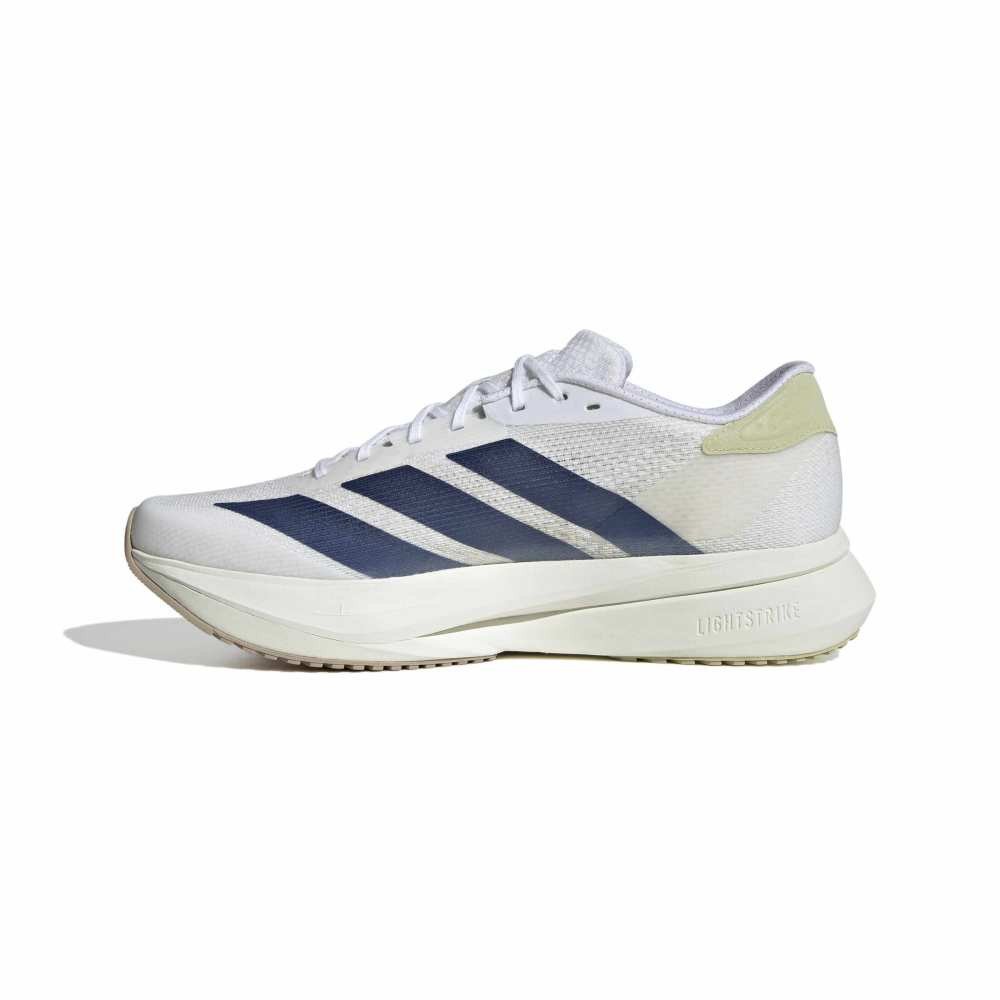 アディダス（adidas）（メンズ）ランニングシューズ ジョギングシューズ アディゼロ SL2 ワイド ホワイト ブルー NMQ09-KI3240 スポーツ トレーニング シューズ