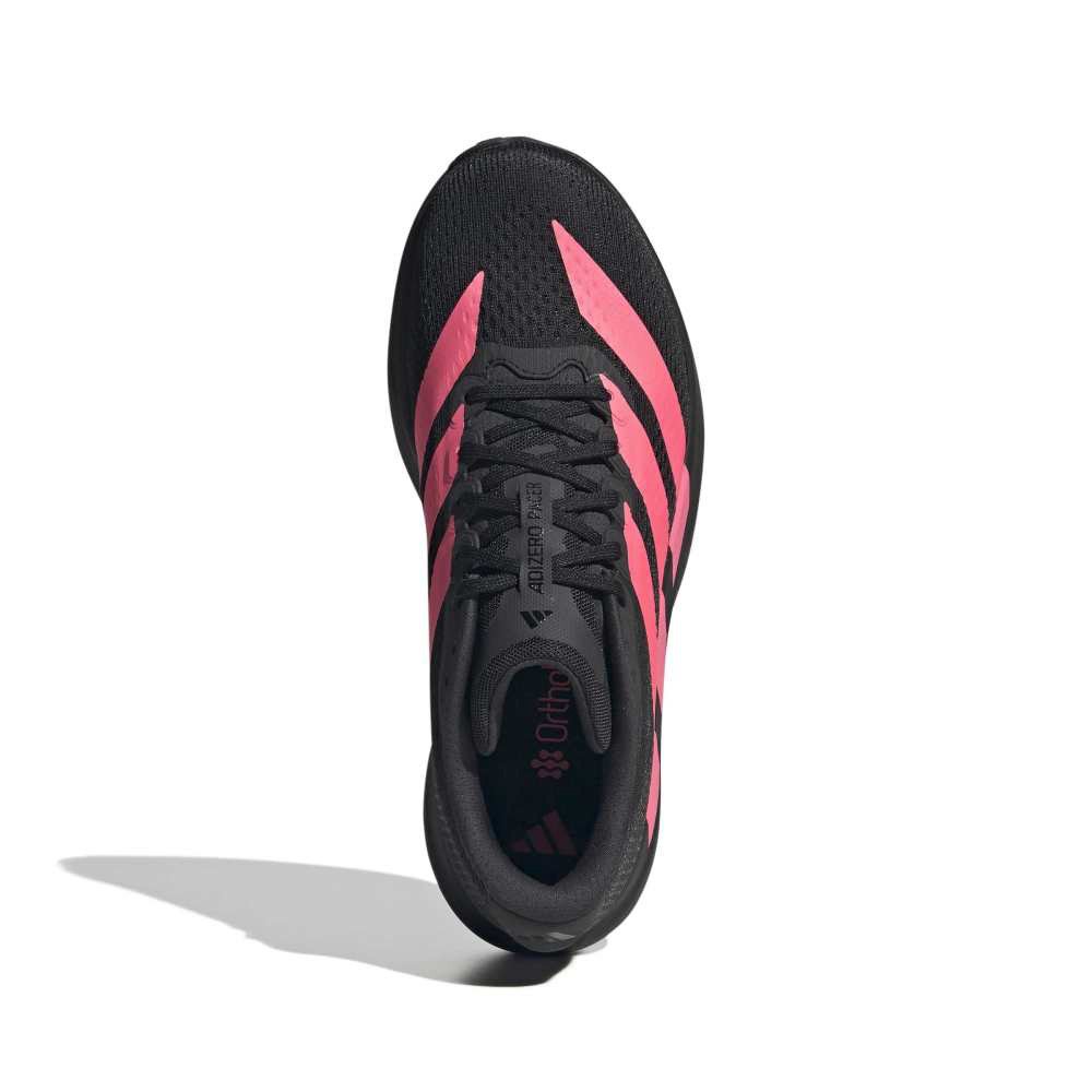 アディダス（adidas）（メンズ）ランニングシューズ スポーツシューズ アディゼロ ペーサー ブラック ピンク ORB66-KZ6841 ジョギングシューズ